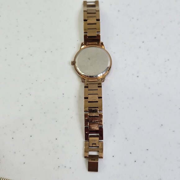 Fossil Women's Jesse Rose Gold-Tone Stainless Steel Bracelet Watch 34mm ES3020 - Picture 10 of 15